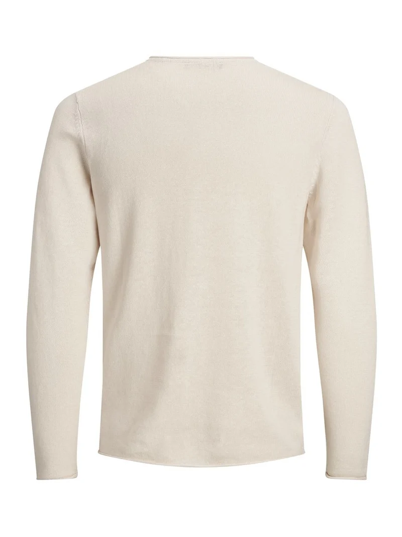 Pullover In Misto Lino Uomo Premium
