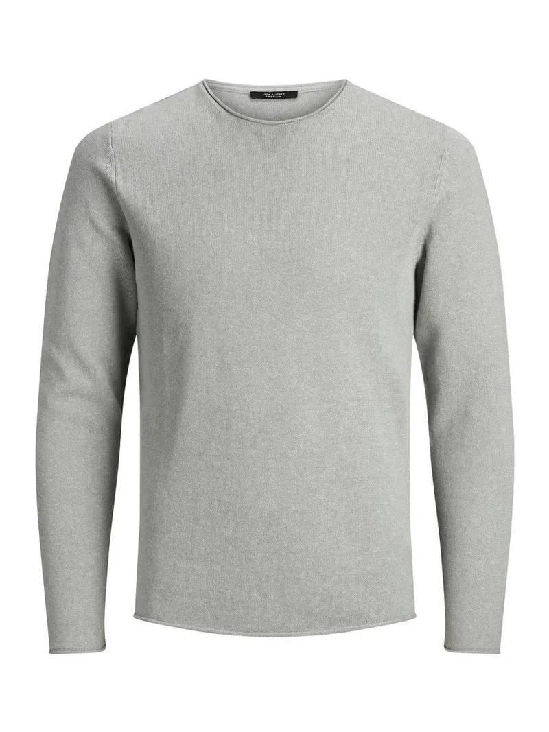 Pullover In Misto Lino Uomo Premium