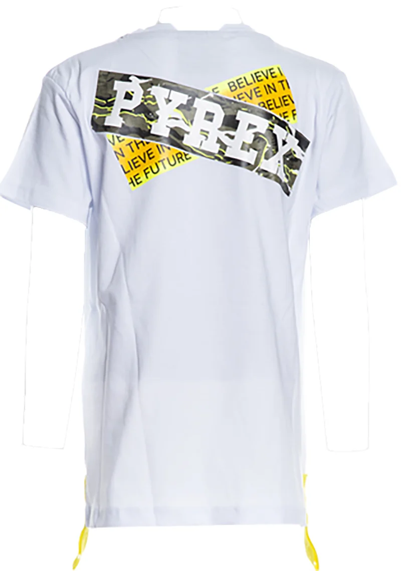 T-shirt Bambino Stampa Camu Dietro