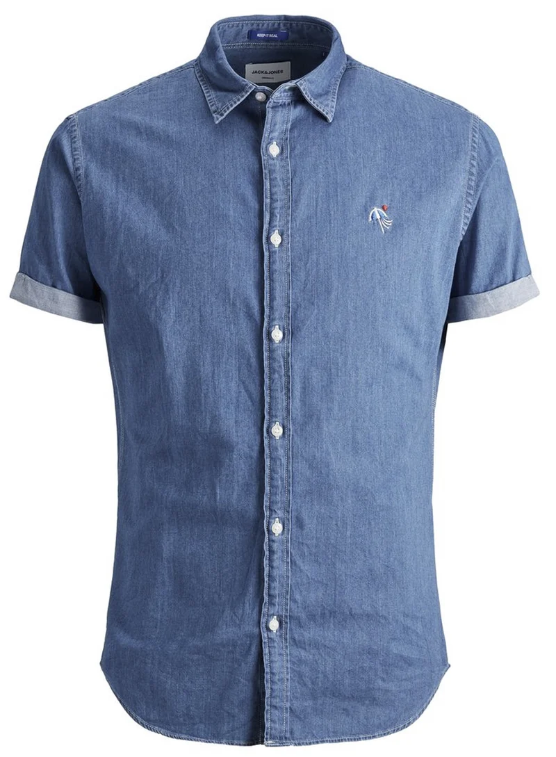 Camicia Uomo Denim M/C