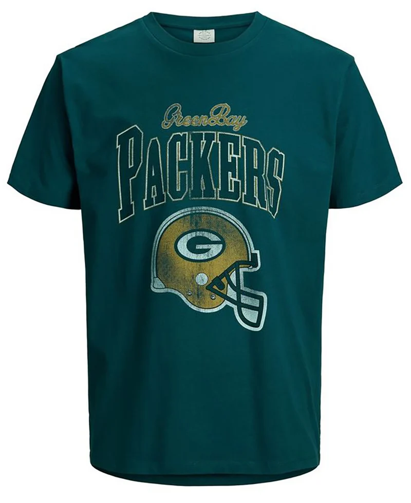 T-Shirt Uomo con Stampa Football Americano