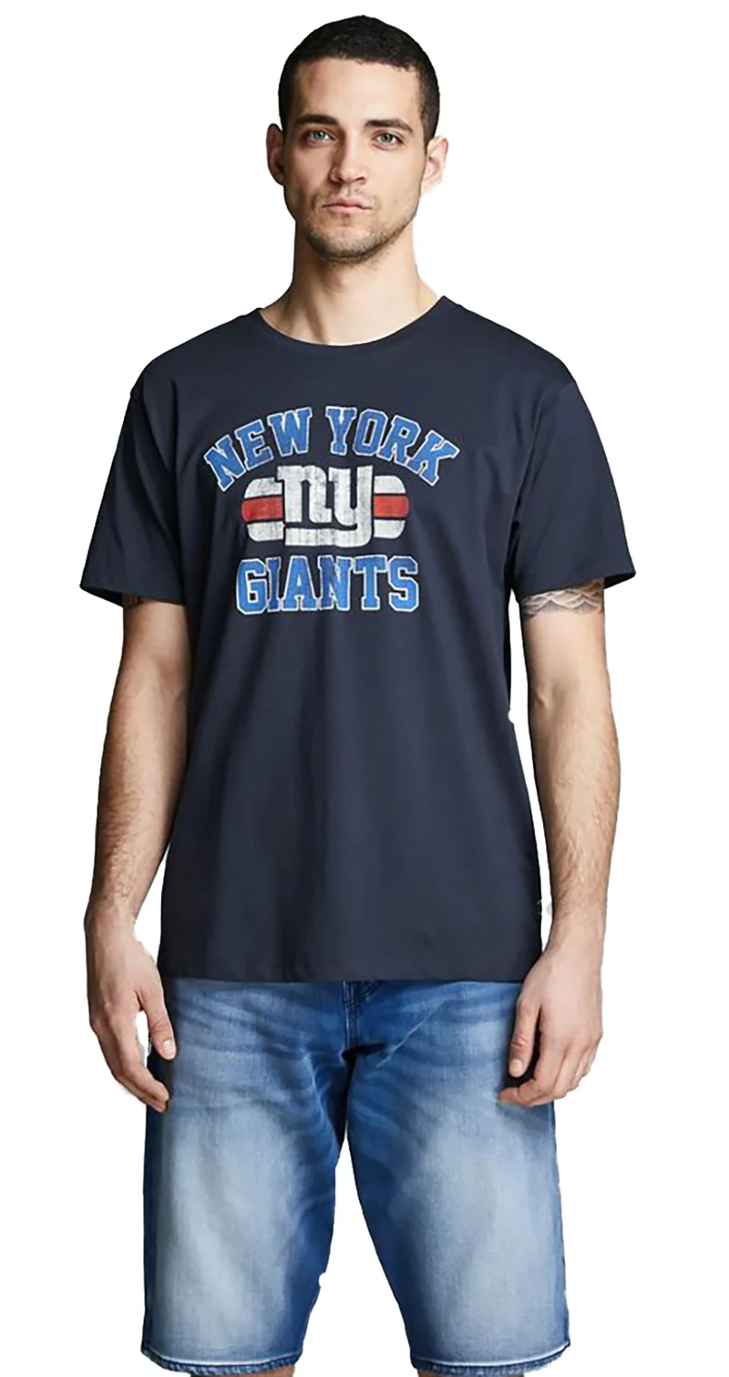 T-Shirt Uomo con Stampa Football Americano