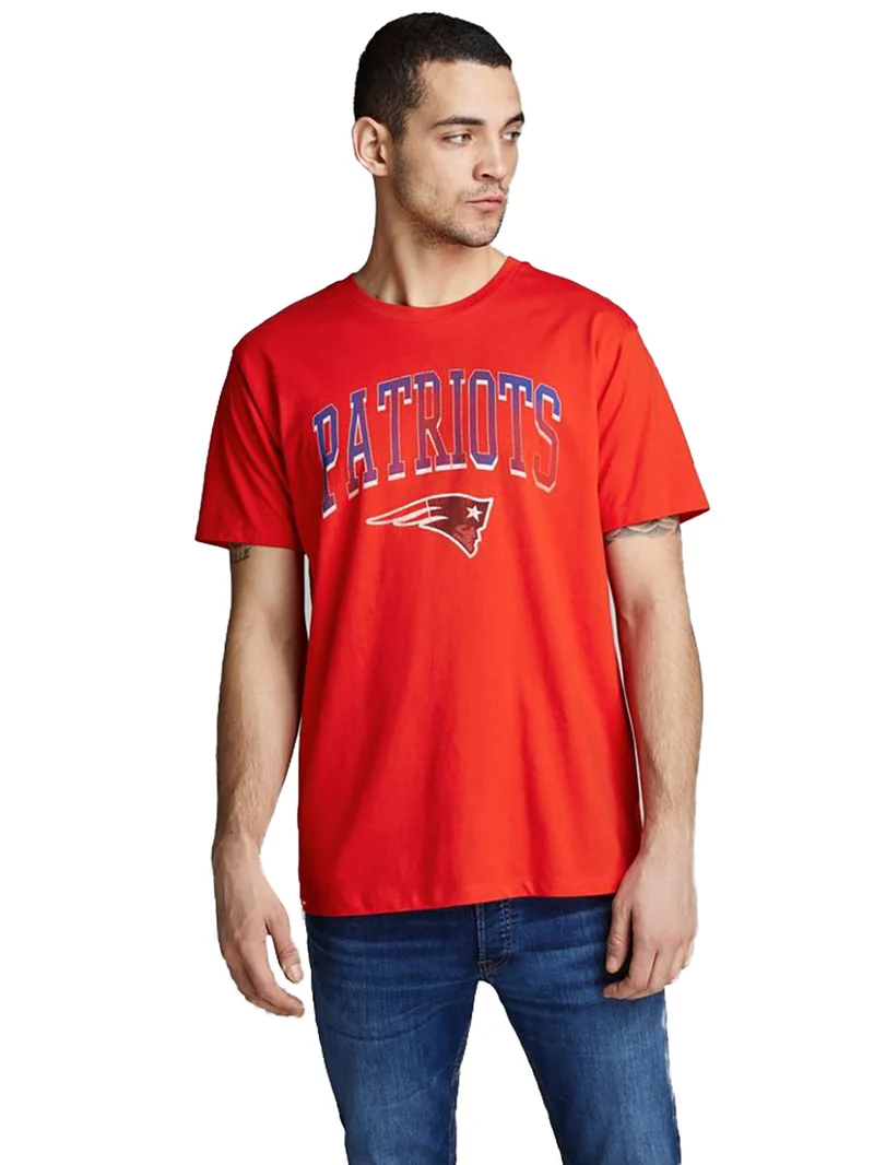 T-Shirt Uomo con Stampa Football Americano