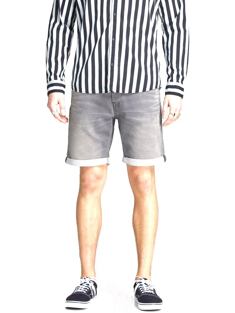 Short Jeans Uomo Indigo Knit Demin
