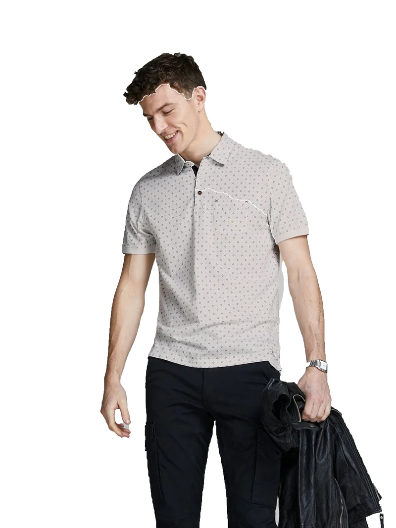 Polo Uomo A Motivi M/C
