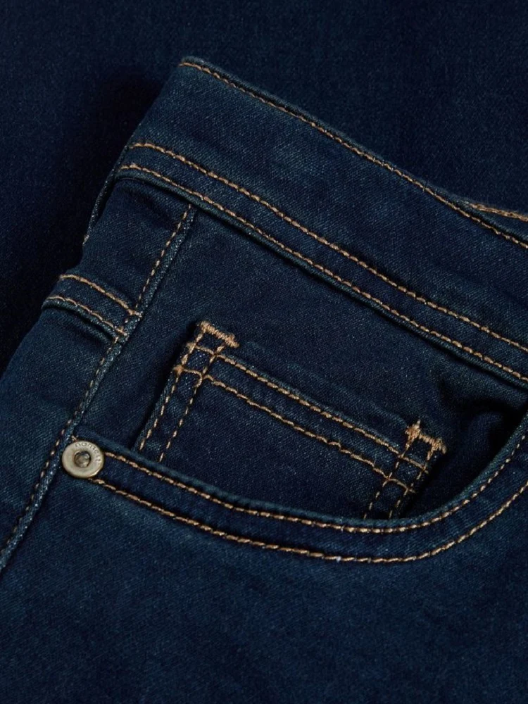 Jeans Regular Fit Denim Scuro Bambino