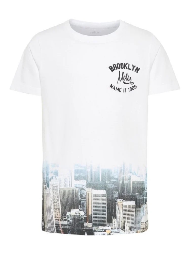 T-Shirt Stampa Città Bambino