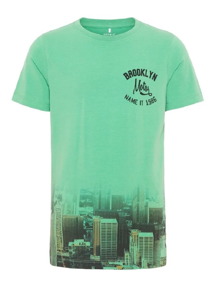 T-Shirt Stampa Città Bambino