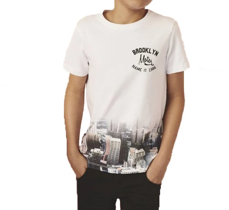 T-Shirt Stampa Città Bambino