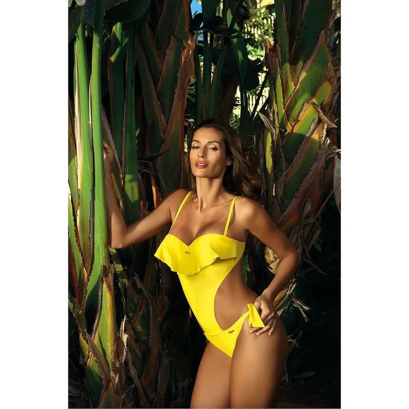 maillot bain pièce sexy monokini cubain galbant rehausseur poitrine bonnets rembourrés armature soutien optimal dos brésilien bretelles détachables tissu italien