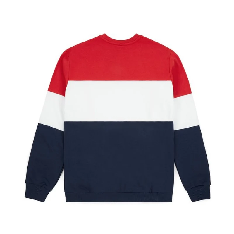 Felpa Uomo Straight Blocked Crewneck