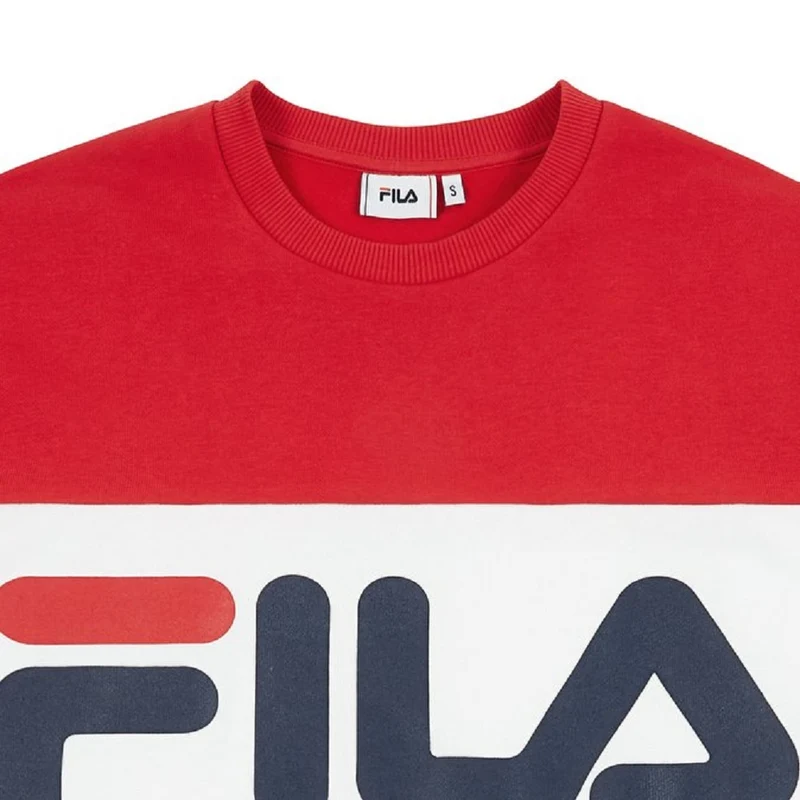 Felpa Uomo Straight Blocked Crewneck