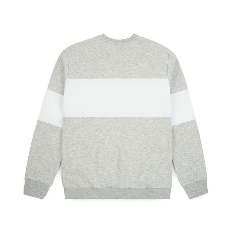 Felpa Uomo Straight Blocked Crewneck