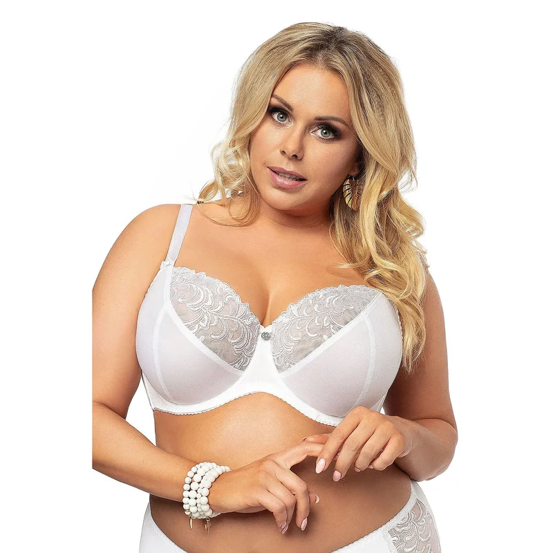 soutiengorge brodé élégant maintien parfait grandes tailles bonnets renforcés lycra résilient broderies raffinées sangles ajustables confort quotidien