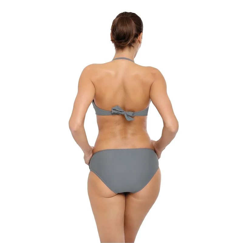 maillot bain deux pièces érotique sexy élégant bandeau rembourrés armatures maintien décolleté franges sangle détachable noué culotte confortable bijoux sophistiqués