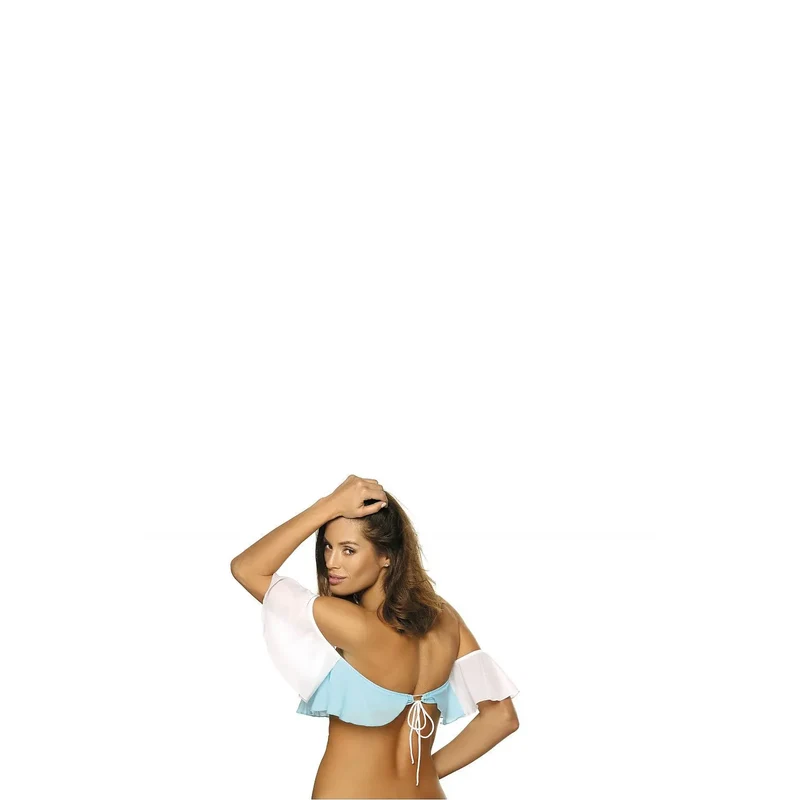 top tendance été cubain multifonctionnel plage baignade sans armature aérien sexy confortable extensible ajustable dos maintien élastique polyamide élasthanne bleu