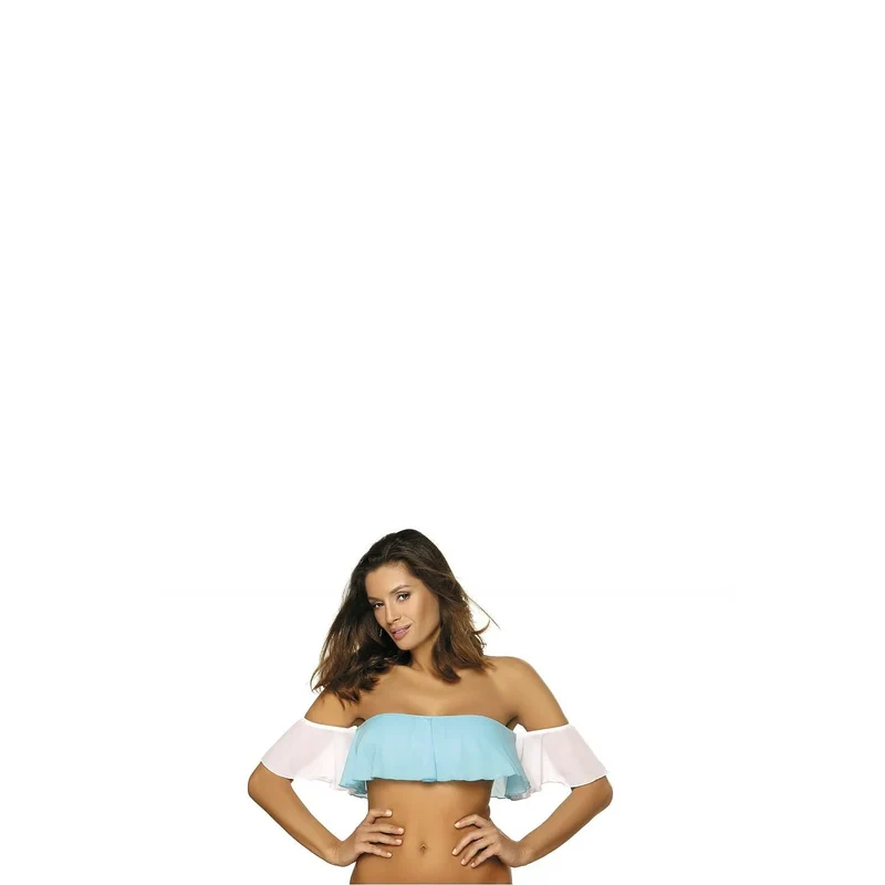 top tendance été cubain multifonctionnel plage baignade sans armature aérien sexy confortable extensible ajustable dos maintien élastique polyamide élasthanne bleu