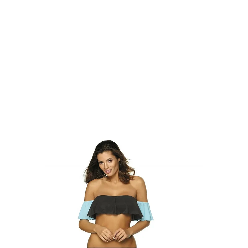 haut aérien latino cubain volant léger multifonctionnel plage natation soleil bande élastique maintien naturel sans armature extensible polyamide élasthanne