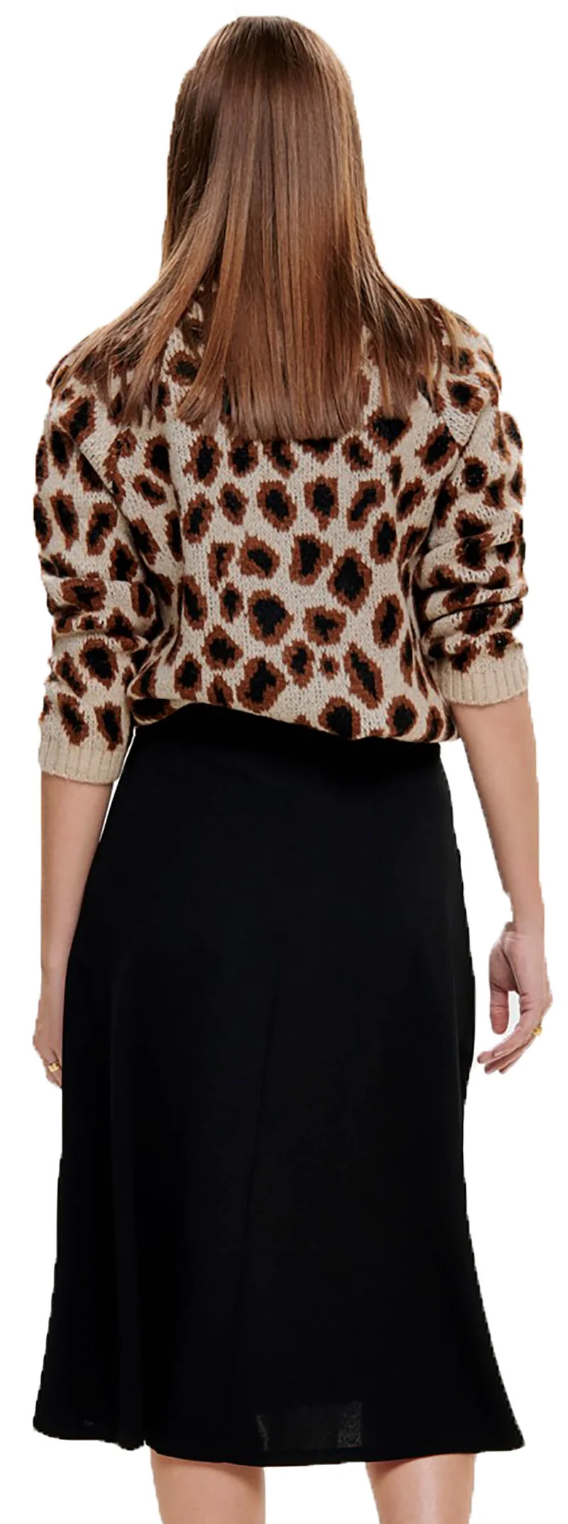 Maglione Donna Leopard Knitted
