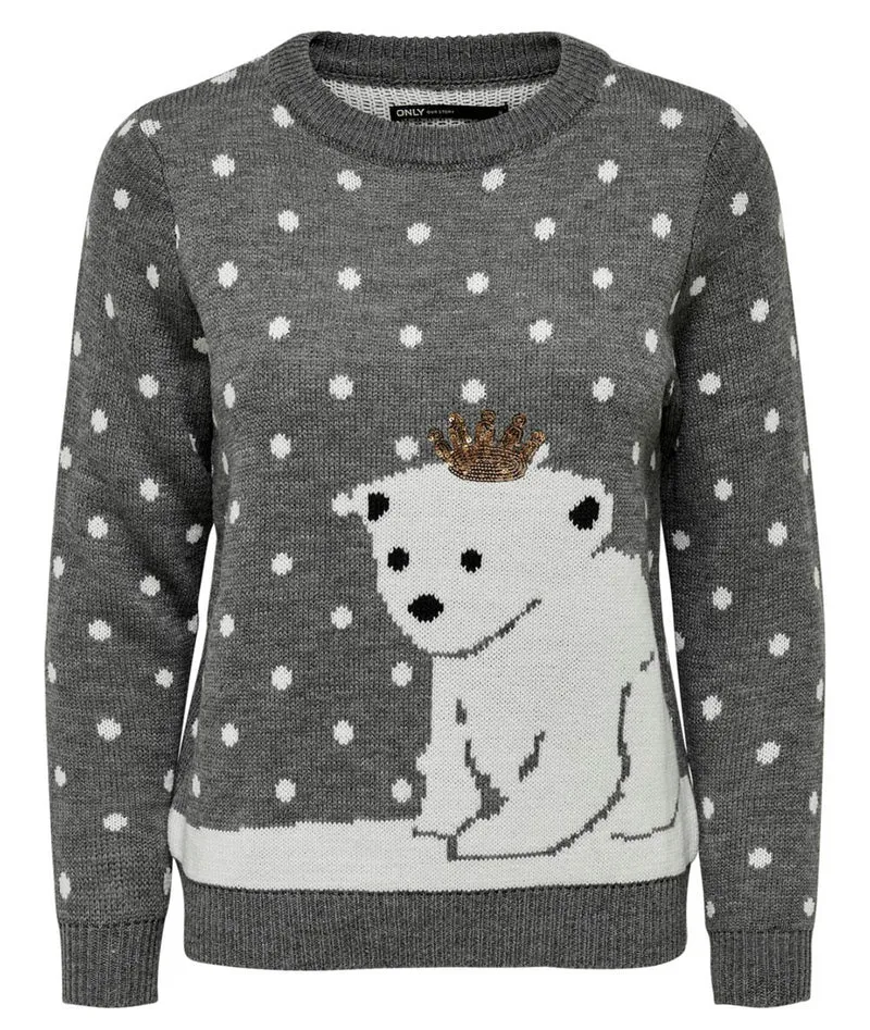 Maglione Donna Christmas Bear