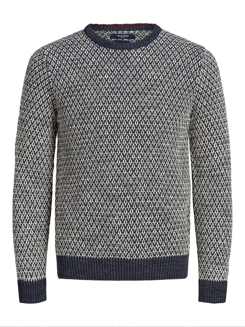 Pullover uomo texure a maglia