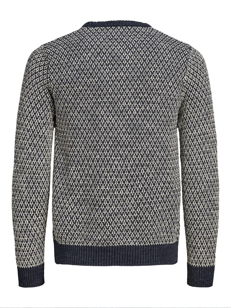 Pullover uomo texure a maglia