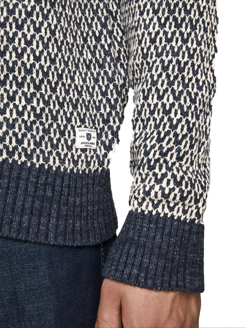 Pullover uomo texure a maglia