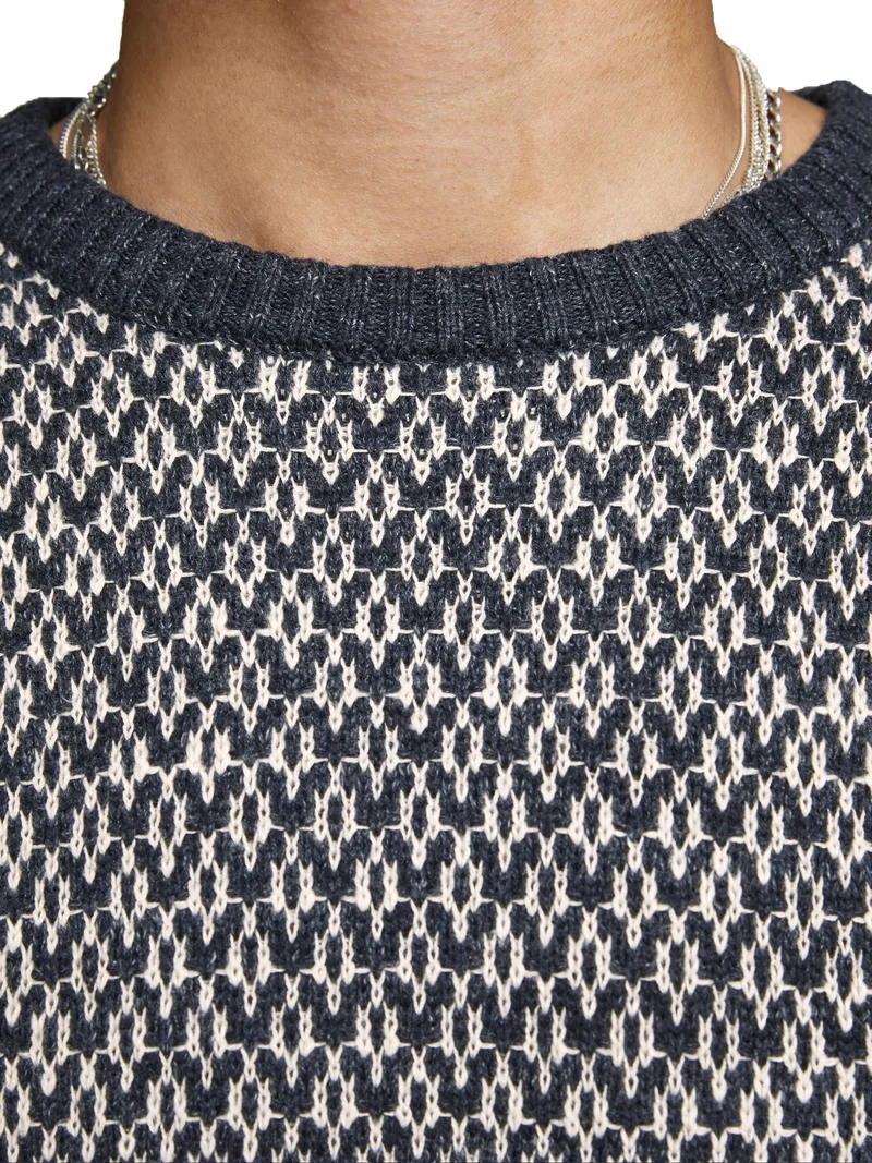 Pullover uomo texure a maglia
