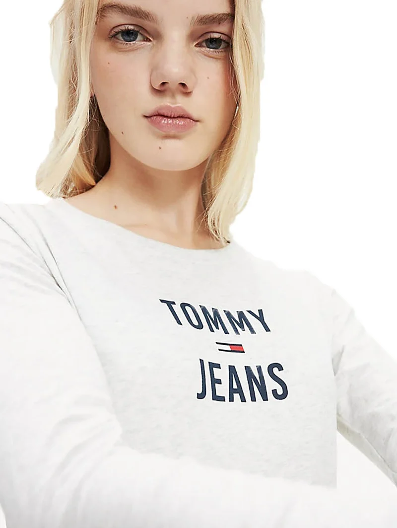 T-Shirt Donna Square Logo Long Sleeve