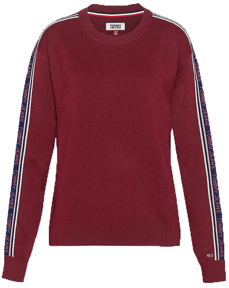 Maglione Donna Solid Tape Detail Sweater
