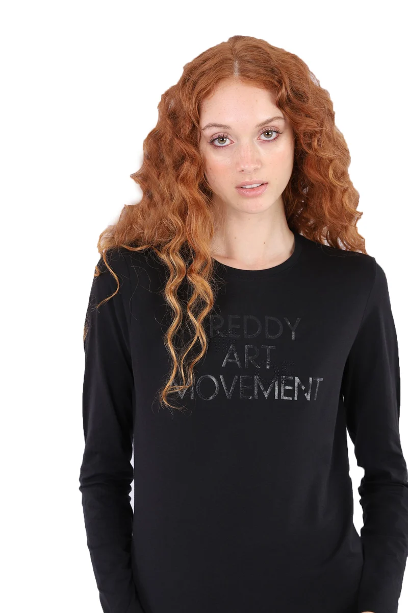 T-Shirt Maniche Lunghe Donna Basic