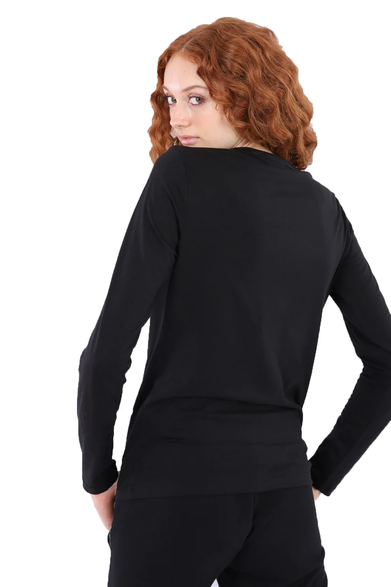 T-Shirt Maniche Lunghe Donna Basic