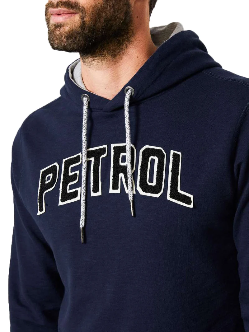 Felpa Uomo Petrol Logo