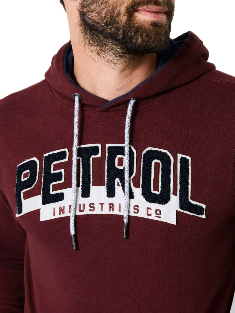 Felpa Uomo Petrol Logo