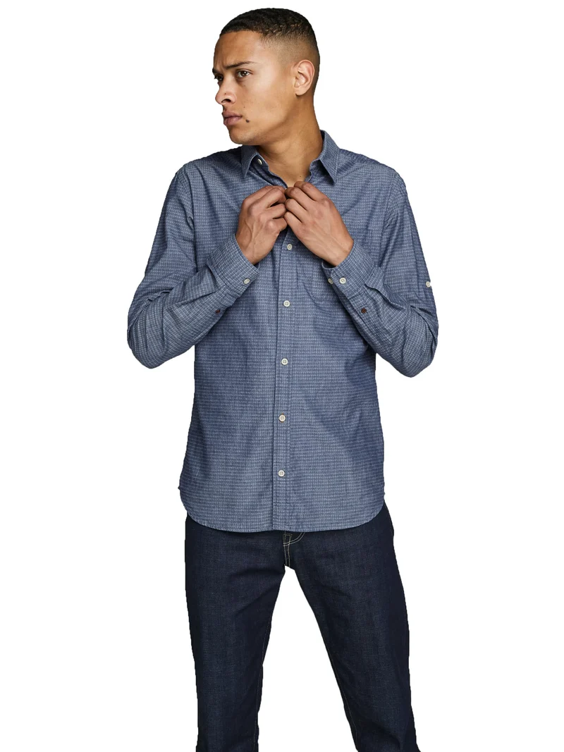 Camicia Uomo Con Solo Taschino