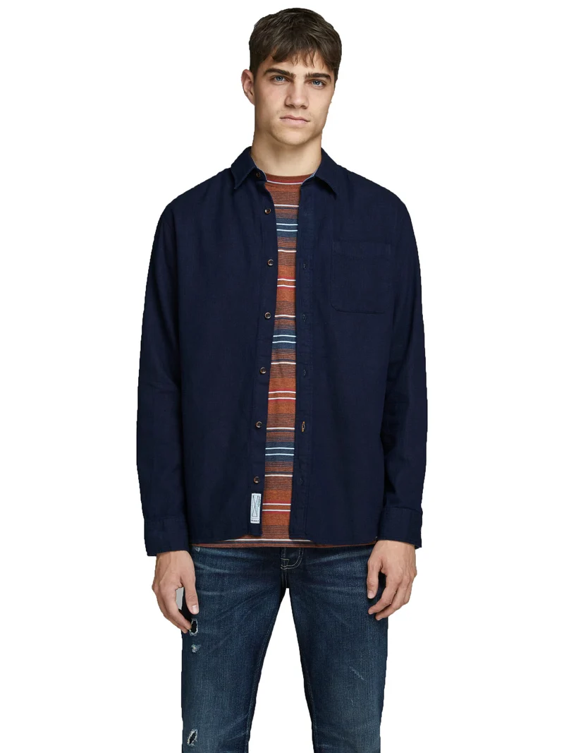 Camicia Uomo Con Solo Taschino