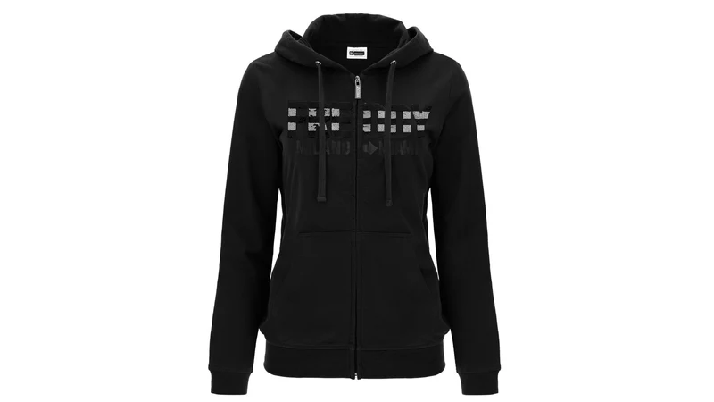 Felpa Donna College Full Zip Hoody
