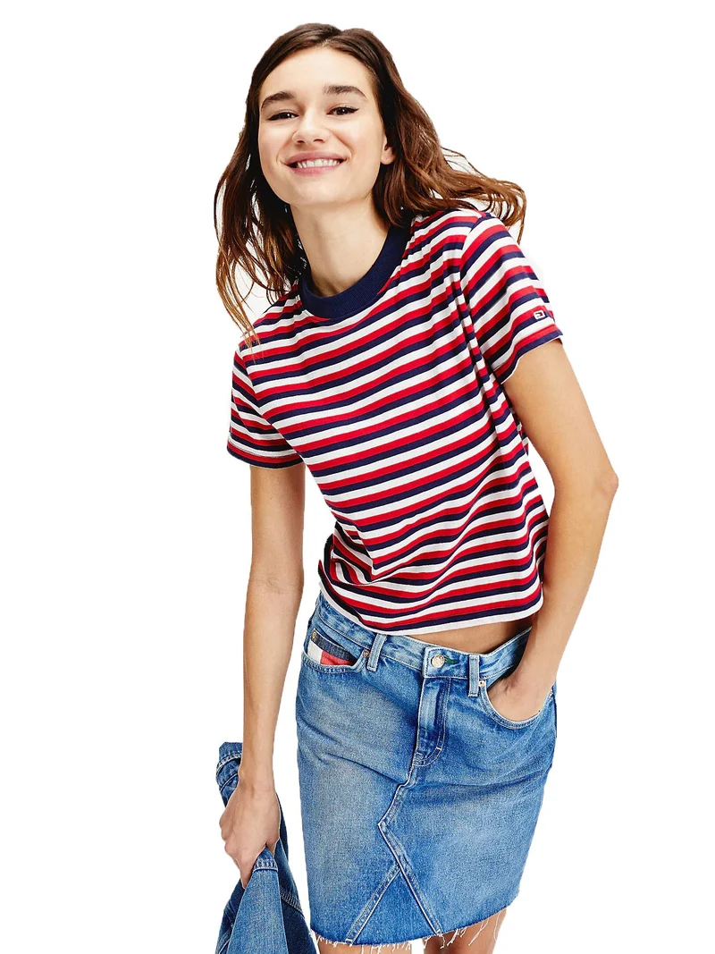 T-Shirt Donna Contrast