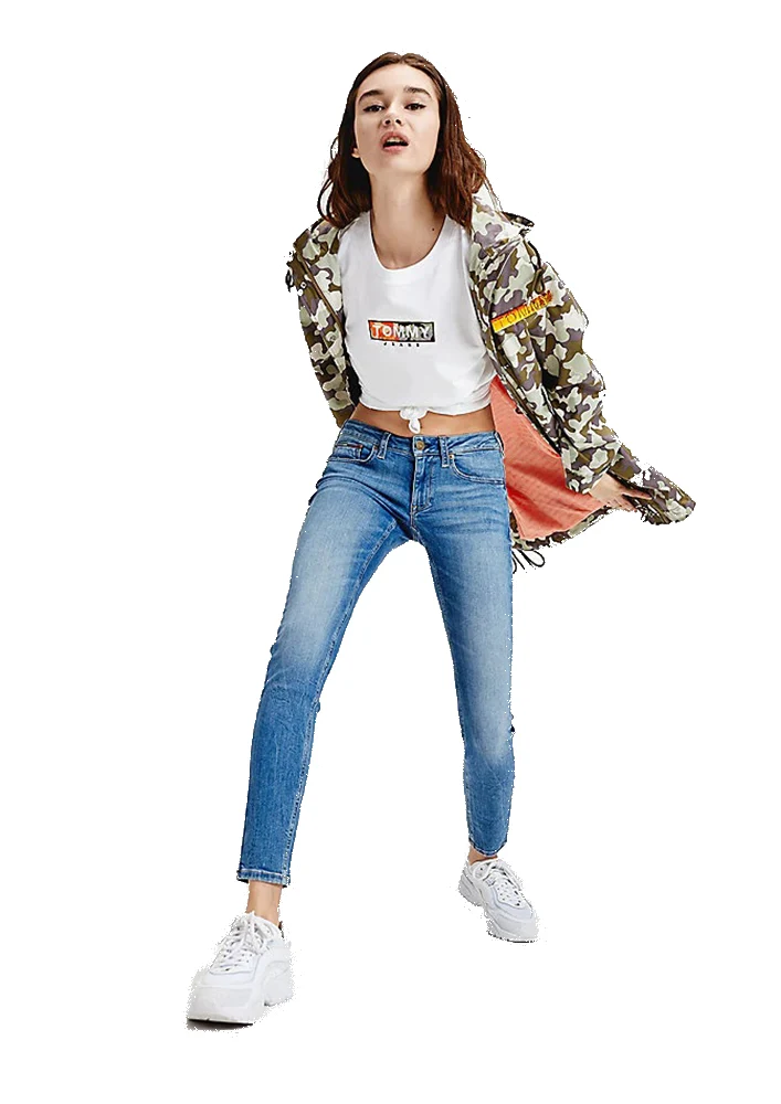 T-Shirt Donna Square Logo Tee