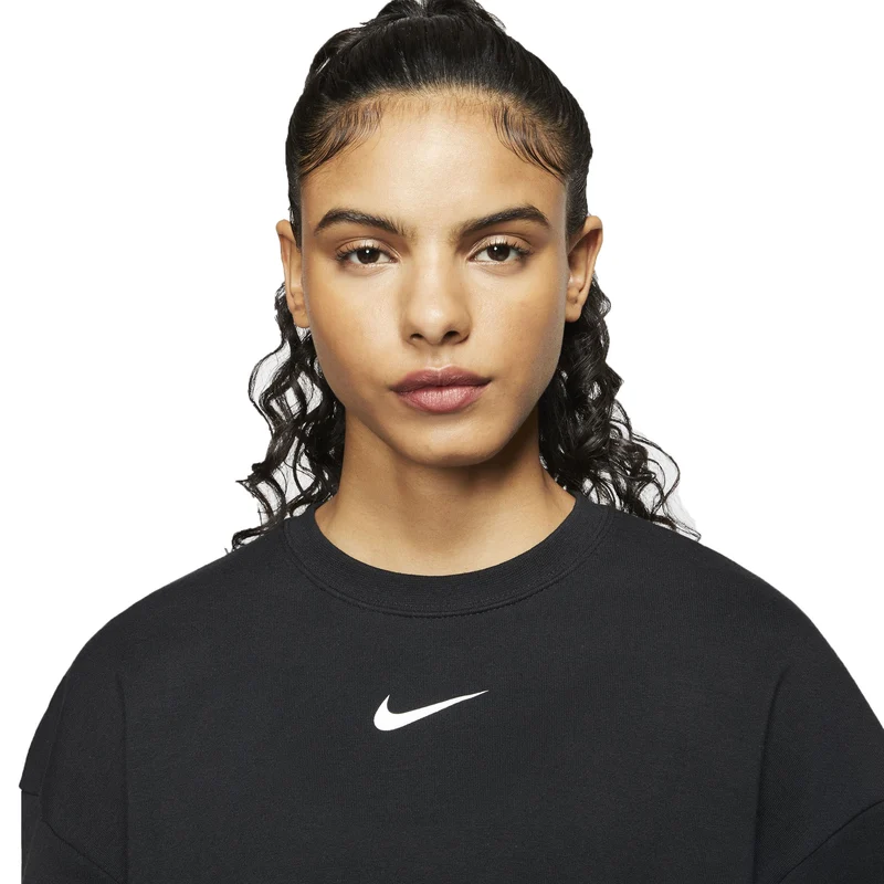 Felpa Donna Nsw Swsh Crew Ft