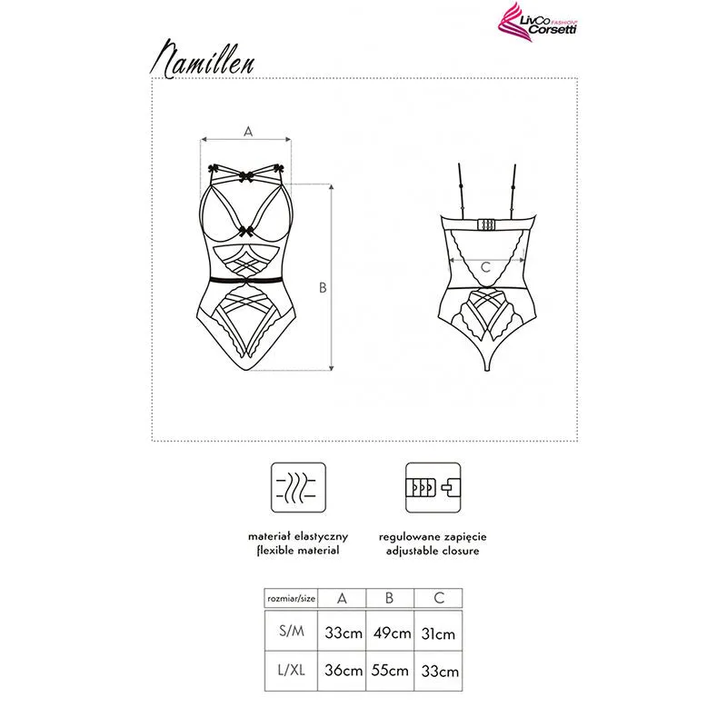 body noir dentelle Livco Corsetti sexy luxueux sensuel raffiné extensible confortable maintien silhouette flatteuse soirée romantique délicate finition haute qualité