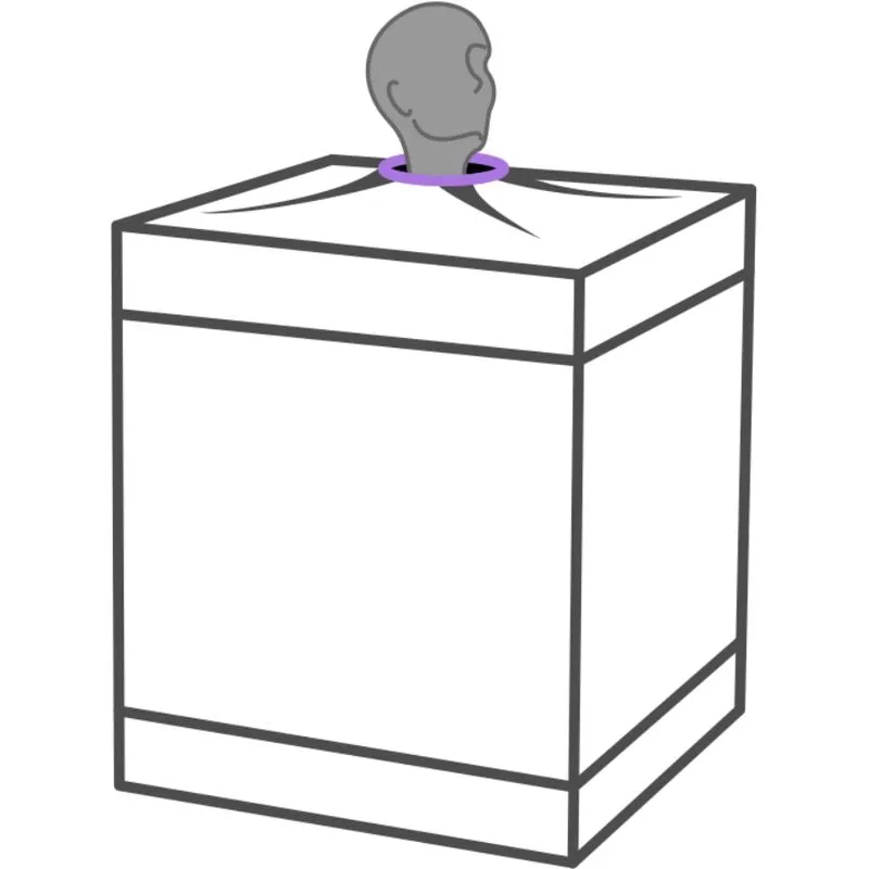 cabine bukkake violette sensorielle luminescente compacte transportable matelas moelleux attaches holedome sécurisées menottes élégante robuste intime audacieuse modulable consensuelle
