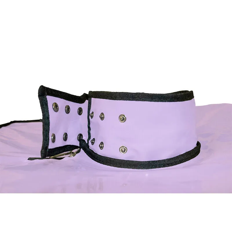 cabine bukkake violette sensorielle luminescente compacte transportable matelas moelleux attaches holedome sécurisées menottes élégante robuste intime audacieuse modulable consensuelle