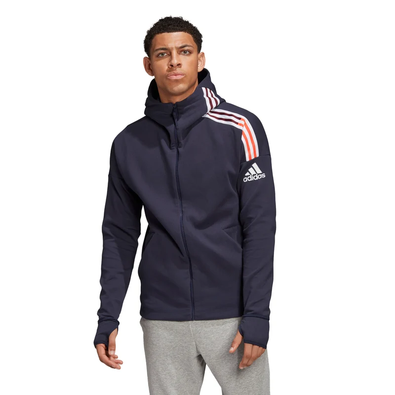 Felpa Uomo Hoodie ZNE 3 Stripes