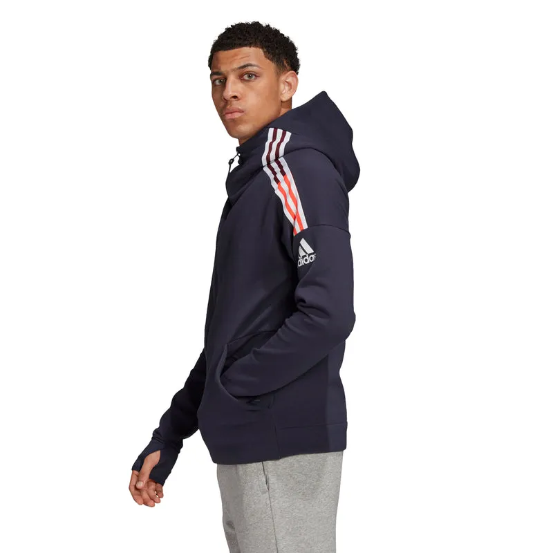 Felpa Uomo Hoodie ZNE 3 Stripes
