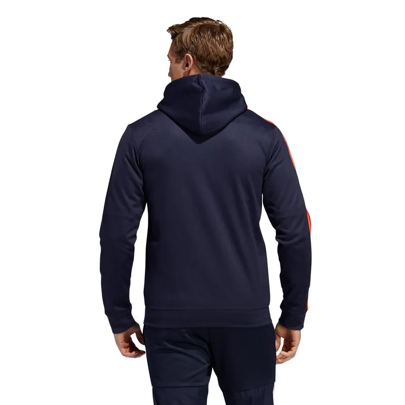 Felpa Uomo 3 Stripes Tape Pique Fullzip Hoodie