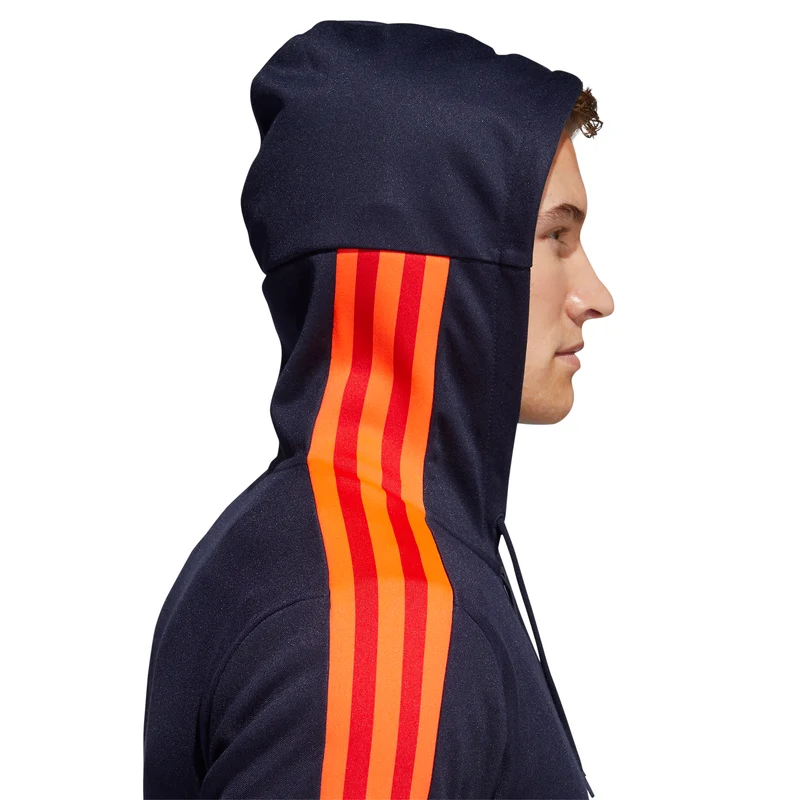 Felpa Uomo 3 Stripes Tape Pique Fullzip Hoodie