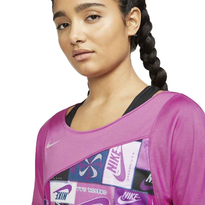 T-Shirt Running Donna Cosmic