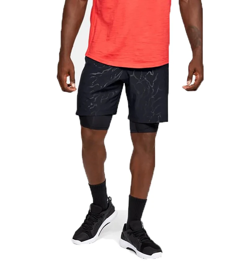 Short Uomo UA Woven Graphic Emboss
