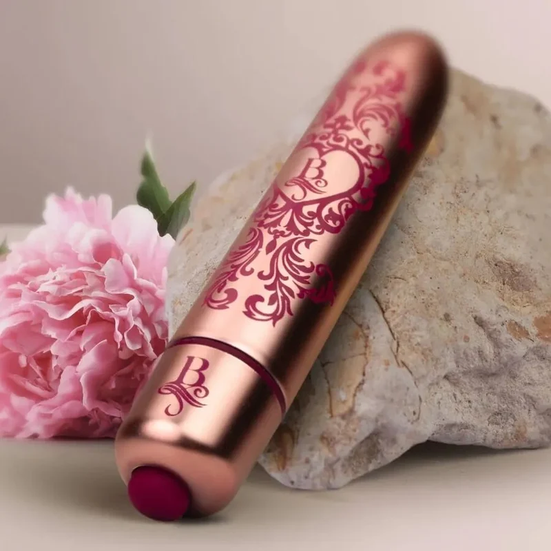 vibromasseur compact étanche stimulation clitoris silicone médical dix modes vibrations ergonomique discret léger portable rechargeable autonomie prolongée ABS hypoallergénique rose